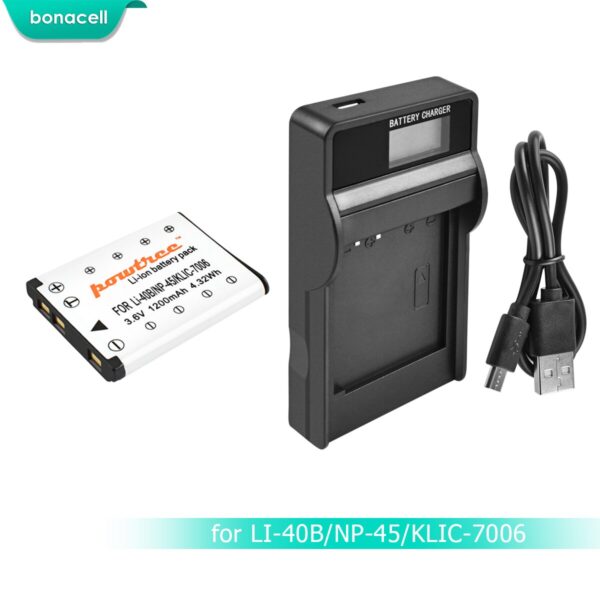 Battery+LCD Charger for Fujifilm FinePix
