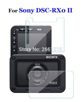 1Pcs For Sony DSC-RX0 II RX02 RX0M2 Soft Transparent Tempered Glass Back Camera Lens And LCD Screen Protector Film LX9A