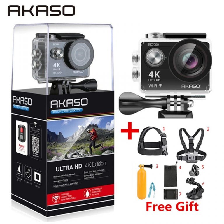 Capture Life's Thrilling Moments with AKASO EK7000 4K WIFI Action Camera