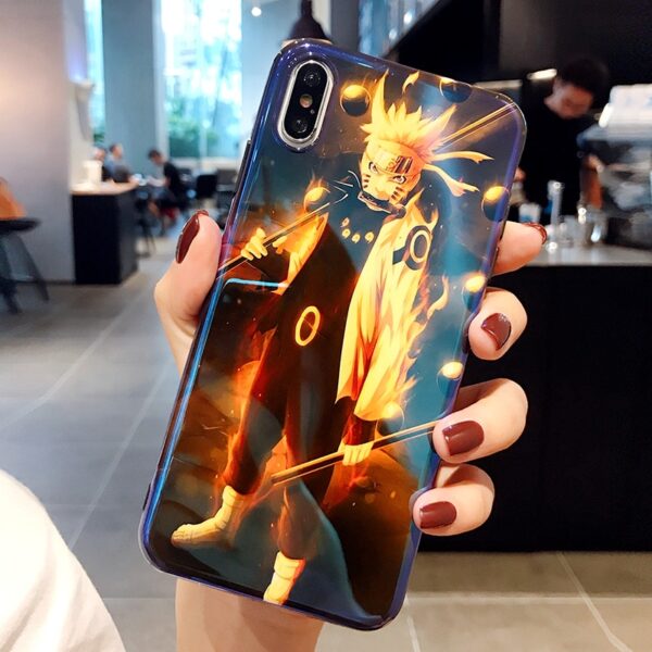Naruto Kurama Sasuke Case for iphone 11 pro 6 6s 7 8 plus X XR XS Max phone cases Newest Anime Manga TPU back cover Coque Funda 3 Naruto Kurama Sasuke Case for iphone 11 pro
