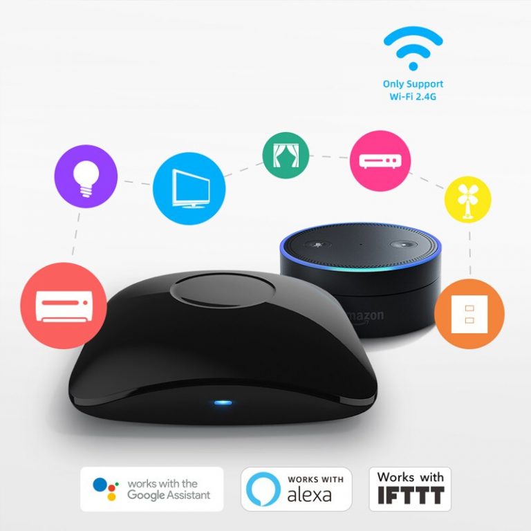 2020 Broadlink RM4 Pro Smart Remote Controller WiFi IR RF Intelligent Smart Home Automation Compatible With Alexa Google Home Broadlink RM4 Pro smart remote controller with IR RF and Wi-Fi, compatible with Alexa and Google Home