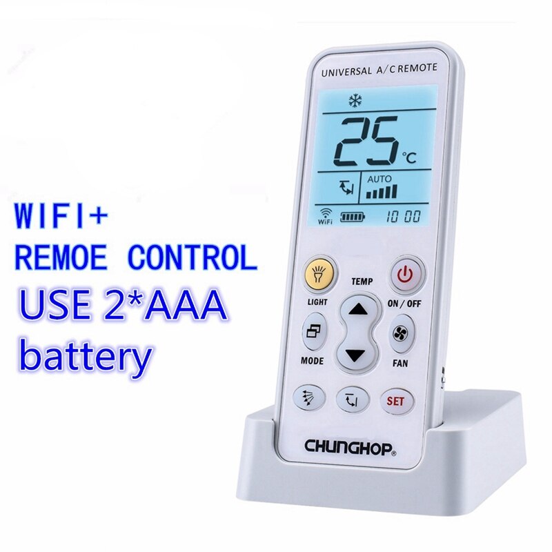 Hot Chunghop K-390Ew Wifi Smart Universal Lcd Air Conditioner A/C Remote Control Controller Eu Plug