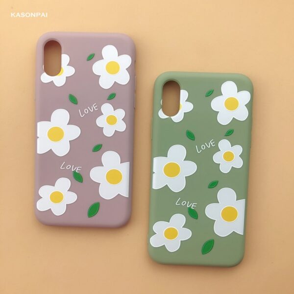 Peach Avocado Fruit Soft TPU Phone Case For iPhone X XS