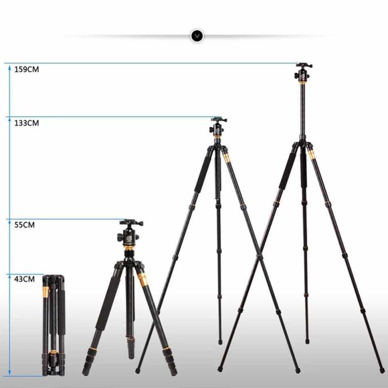 Detachable Ball Head Portable Magnesium Aluminium Alloy