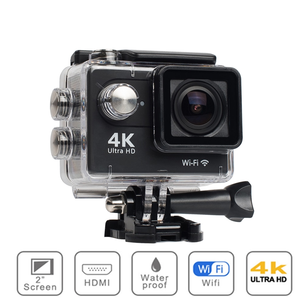 Original H9 Action Camera Ultra HD 4K / 30fps WiFi 2.0" 170D Underwater Waterproof Gopro Video Recording Cameras Sport Cam