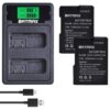 Battery+LCD Dual Charger with Type C Port for Nikon P7800