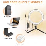 Desktop Selfie Light Tripod Stand for Tiktok YouTube