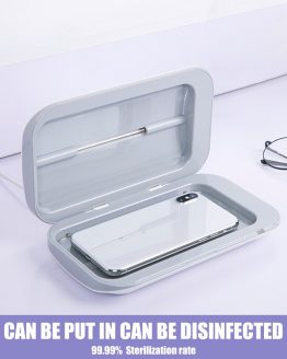 Portable UV Sterilizer Cabinet Phone Disinfectant UV Cleaner Mobile Double Ultraviolet Disinfection Lamp Mini sterilization Box