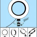 LED Selfie Ring Light With Tripod Stand led light frame for makeup