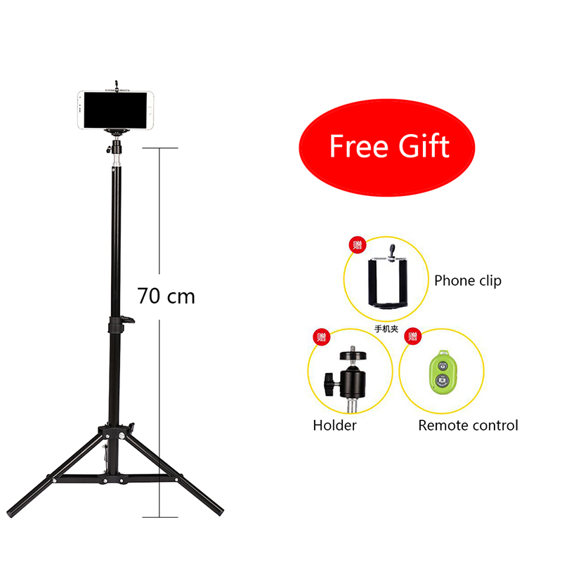 CY 1 pcs portable Camera Phone Professional universal live self-timer Mobile tripod Retractable adjustment With remote control