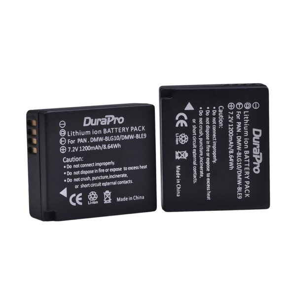2pc DMW-BLG10 DMW BLG10E DMW-BLE9 Camera Battery + LCD Dual Charger for Panasonic LUMIX GF5 GF6 GX7 LX100 GX80 GX85 GX7 Mark II 3 Upgrade Your Photography Game with 2pc DMW-BLG10 Camera Batteries and LCD Dual Charger