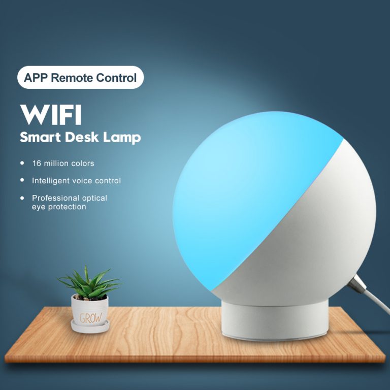 Tuya Smart WiFi Table Lamp Wireless Control Colorful Dimmable Desk Night Light Voice Control Via Alexa Google Home Smart Home 2 Smart WiFi Table Lamp - Illuminate Your World with Colorful Convenience