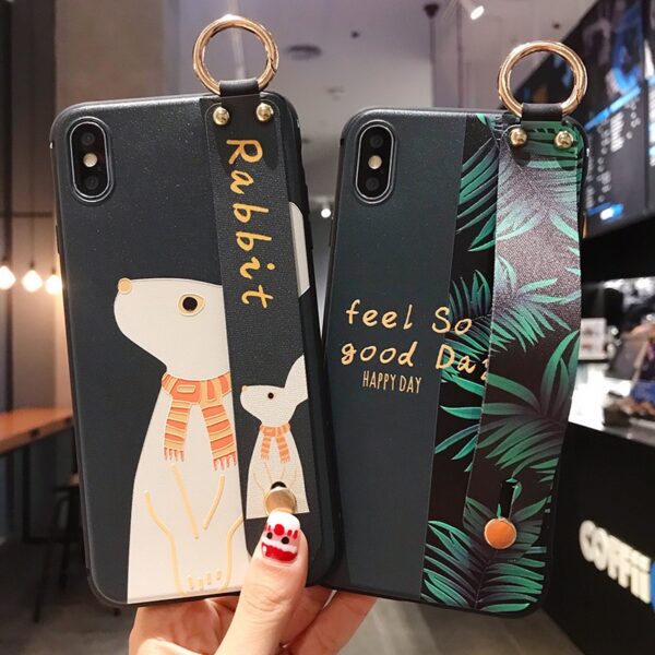 Wrist Strap Case For Samsung Galaxy A70 A71 A50