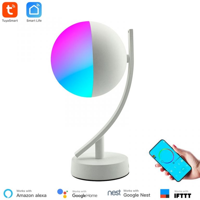 Control Timer Alexa Compatible Night Light RGB DImmable for Smart Home