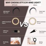 Handhold Selfie 26CM Ring Light Bluetooth Photo Led Phone Holder