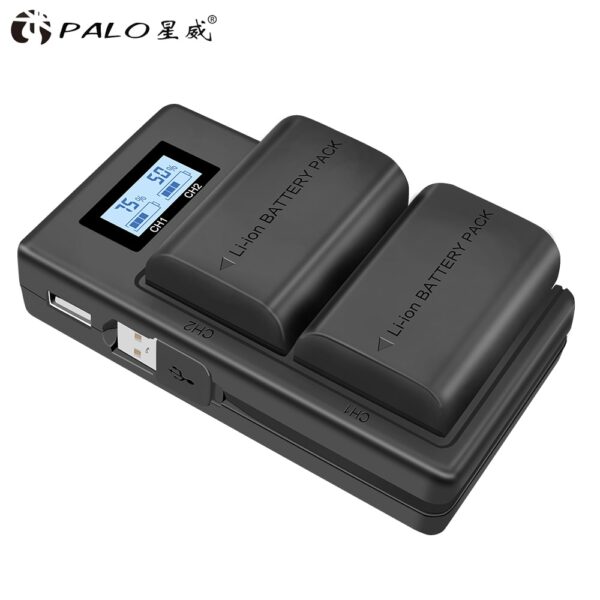 ual USB Battery Charger for LP-E6 LP E6 LPE6 Camera Battery Pack Canon 5D