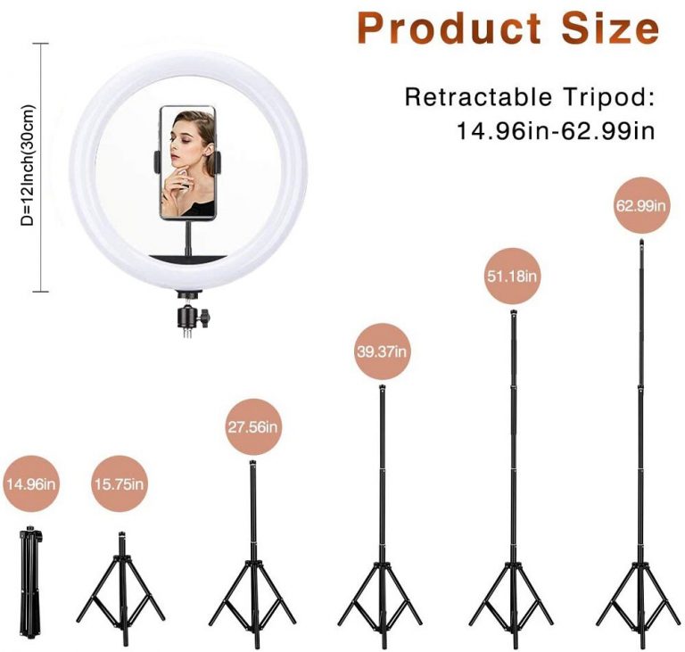 Extendable Tripod Stand & Flexible Phone Holder