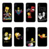 Homer J.Simpson Black Silicone Phone Case For iPhone 7 11 Pro