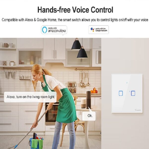 Switch Panel Touch/Voice/APP Control Eweilink Smart Home Automation Alexa