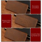 Genuine PULL-UP Leather phone case for iphone 11 11 Professional