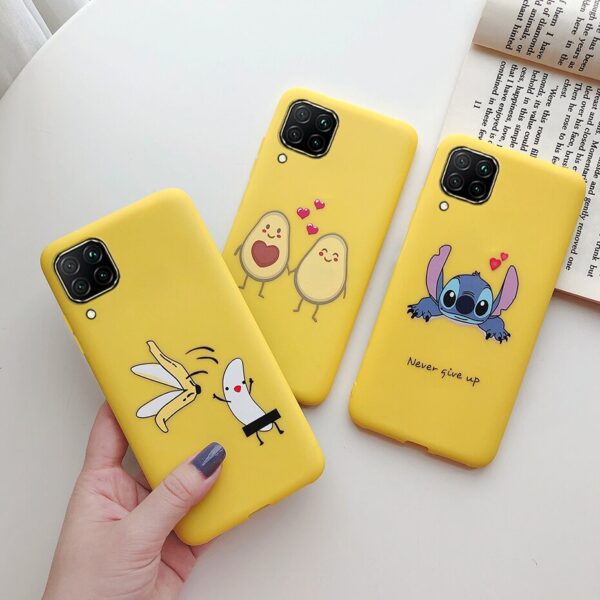 Case for huawei p40 lite soft cute cartoon tpu