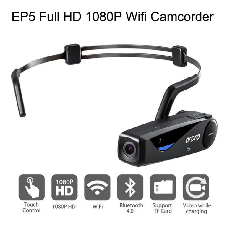 ORDRO EP5 Head Action Mini DV Camcorder Full HD