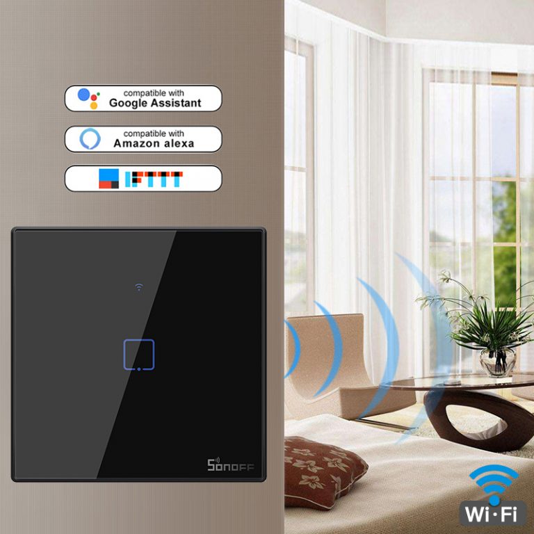 RF Remoted Controlled Wifi Switch With Border Works With Alexa