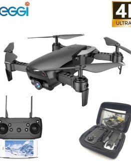 Teeggi M69 FPV Drone 4K with 1080P Wide-angle WiFi Camera HD Foldable RC Mini Quadcopter Helicopter VS VISUO XS809HW E58 X12