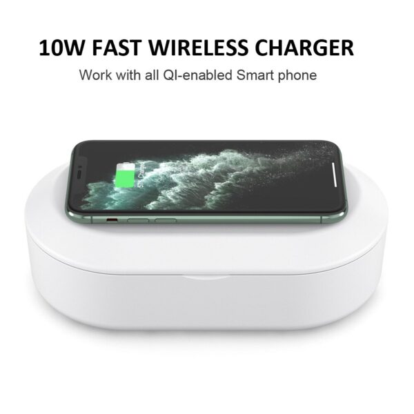 UV Phone Sanitizer Charger: Portable 3-in-1 Disinfection Station