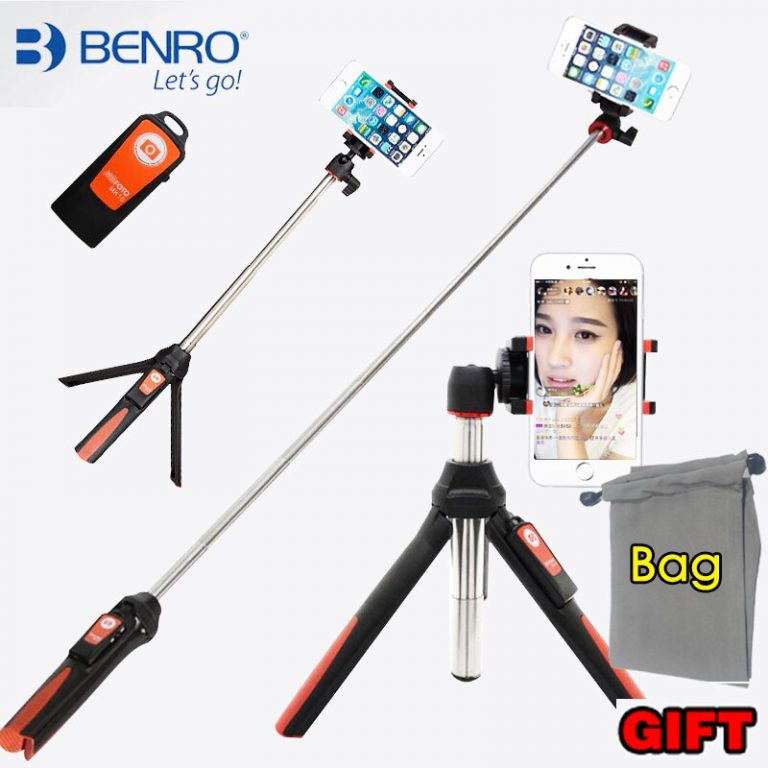 BENRO MK10 Handheld mini Tripod for Phone 3 in 1 Self-portrait Monopod Selfie Stick with Bluetooth Remote Shutter for smartphone BENRO MK10 Handheld mini Tripod for Phone 3 in 1 Self-portrait Monopod Selfie Stick with Bluetooth Remote Shutter for smartphone