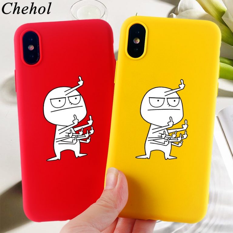Funny Cartoon Phone Cases for iPhone SE 11 Pro 8 7 6s Plus X XS