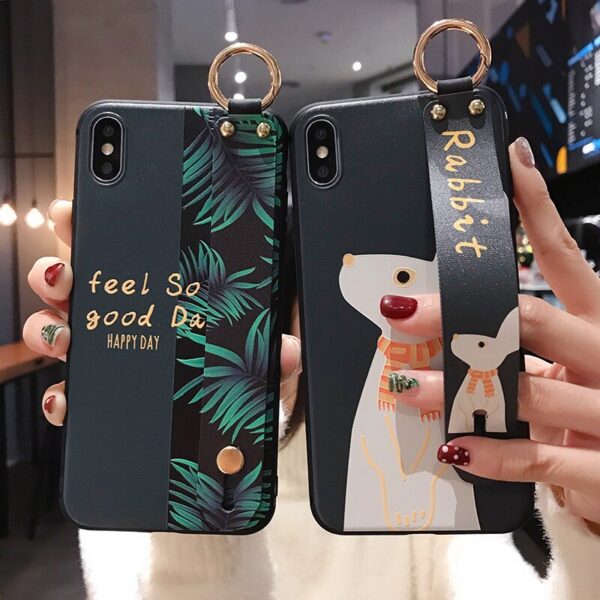 Wrist Strap Case For Samsung Galaxy A70 A71 A50 A51 A60 A40 A30 A20 A10 S8 S9 S10 S20 Plus S10E Ultra Note 10 Plus 9 8 TPU Cover