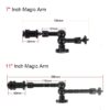 Adjustable Friction Articulating Magic Arm + Super Clamp Crab