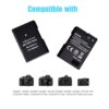 ENEL14 camera battery+LCD USB Dual Charger for Nikon