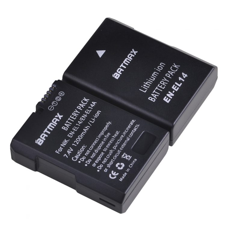 Battery+LCD Dual Charger with Type C Port for Nikon P7800