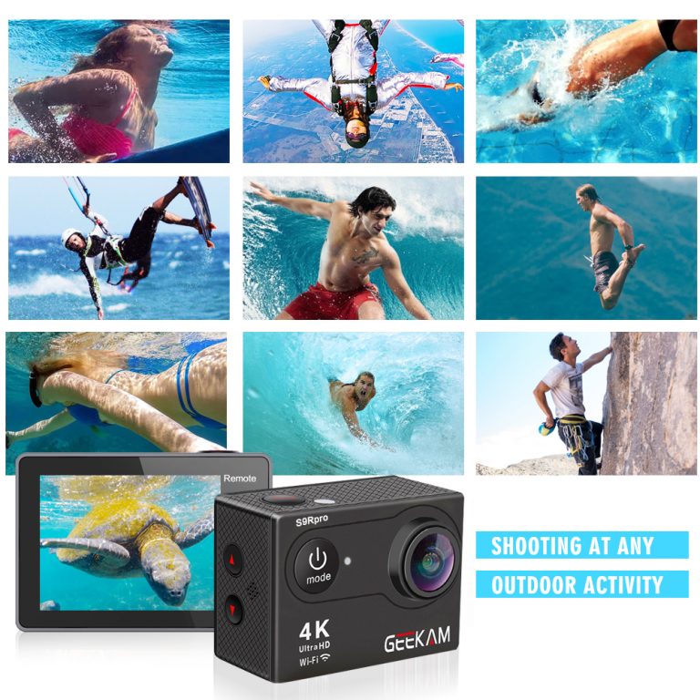 Ultra HD 4K 30fps 16MP WiFi 2.0" Underwater Waterproof Helmet