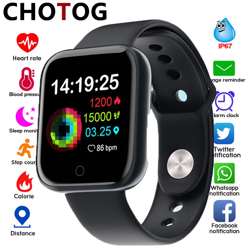 Smart Watch Men Women Heart Rate Tracker smartwatch Blood Pressure Oxygen Monitor Push Message Sport Fitness Tracker Smart Watch