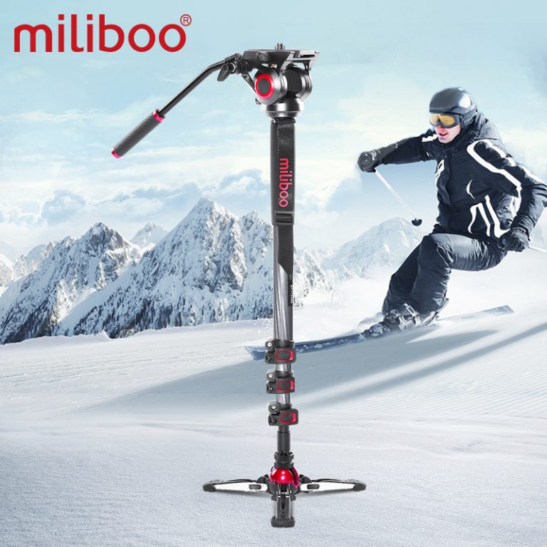 Portable Fluid Head Camera Monopod for Camcorder /DSLR
