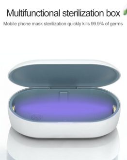 Fashion uv sterilizer box UV ozone mobile phone mask disinfection sterilizer wireless quick charger toothbrush uvc box sterile
