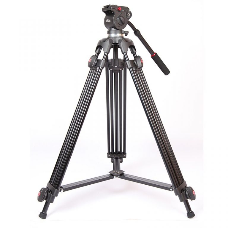 JIEYANG JY0508 JY-0508 JY0508B Professional Camera Tripod Video Tripod/Dslr Tripod Fluid Head Damping video with tripod bag Professional Camera Tripod with Fluid Head - Precision and Stability in Every Shot