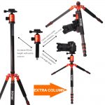 Monopod Stand & Ball head with Bag for DSLR