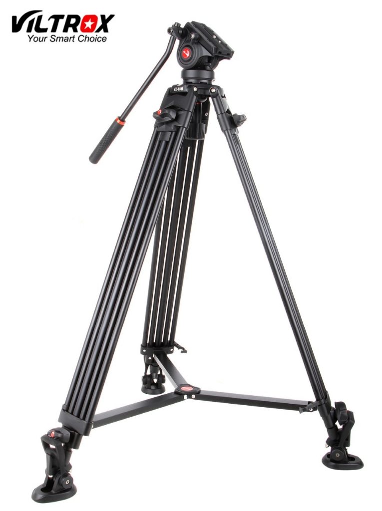 1.8M Viltrox VX-18M Pro Heay Duty Aluminum Video Tripod + Fluid Pan Head + Carry Bag for Camera DV DSLR Very Stable 3 Viltrox VX-18M Pro: Your Ultimate Video Tripod Companion