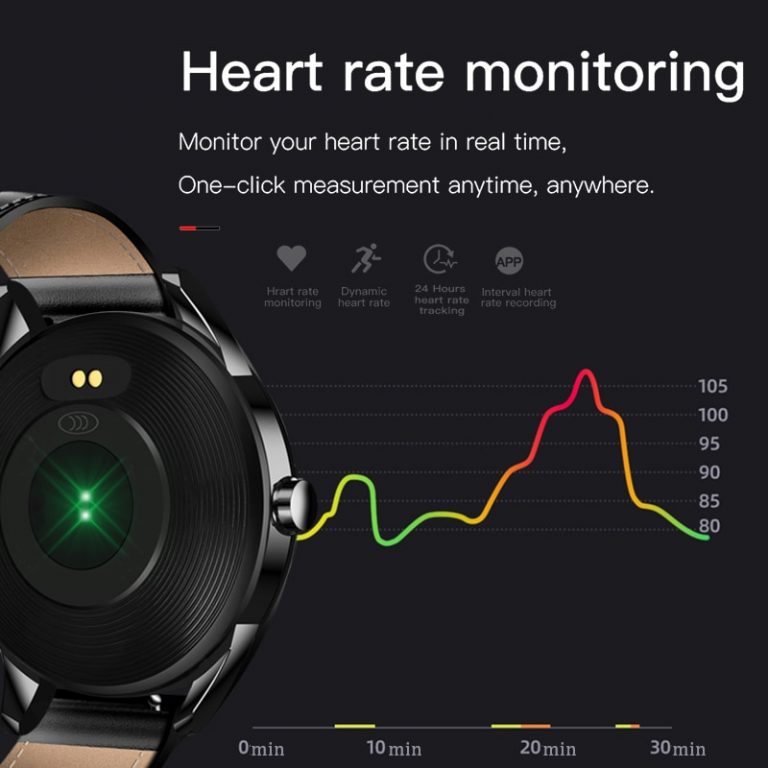 Smart watch sport For iPhone Heart rate blood pressure