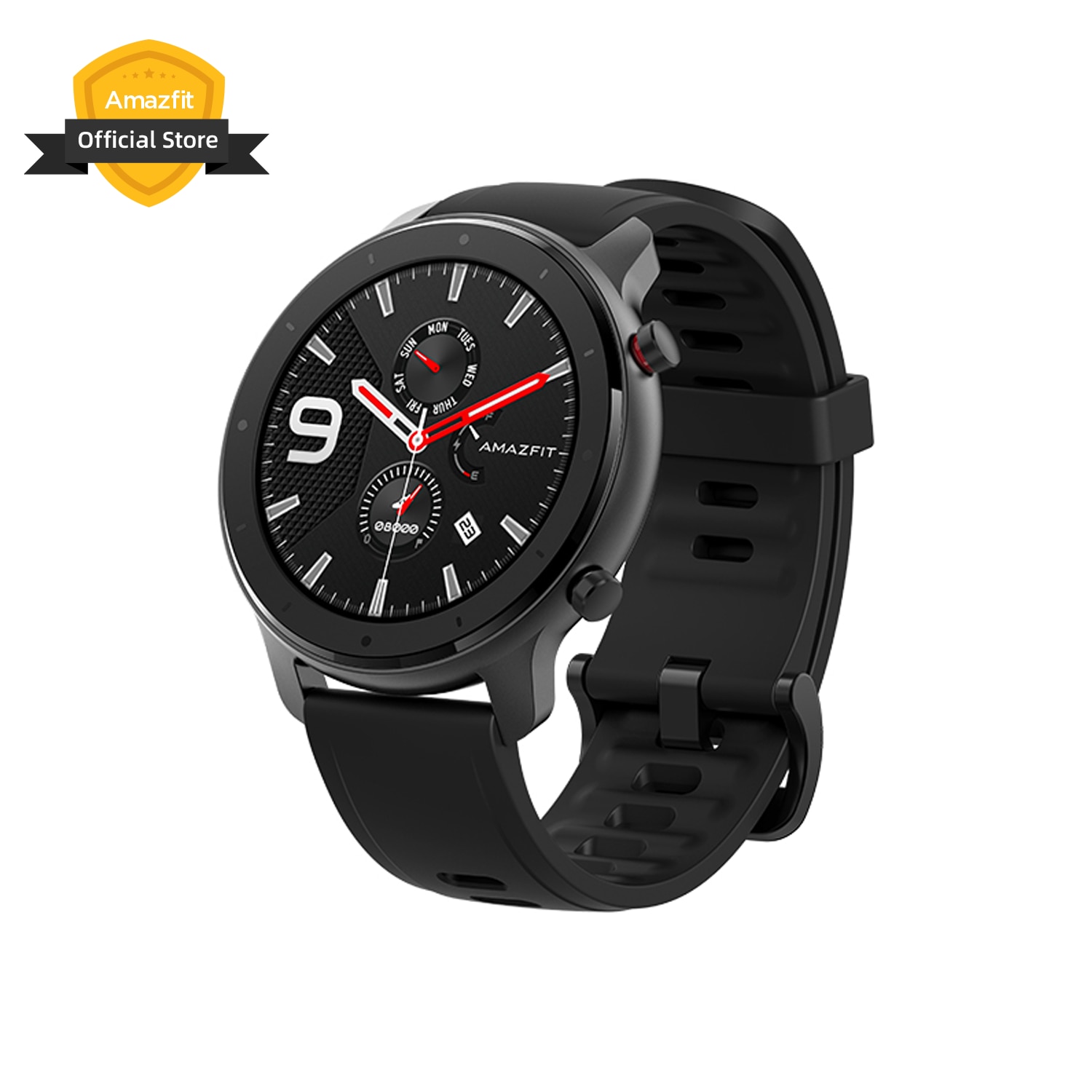 Amazfit GTR 47mm Lite Smart Watch 5ATM Silicone Strap Smartwatch 24 Days Battery for Android ios phone