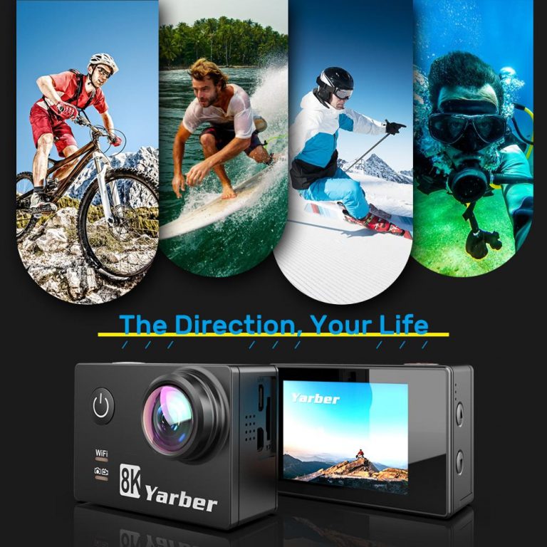 Sports Camera WIFI 4K 60fps Bicycle Helmet Action Cameras 40M