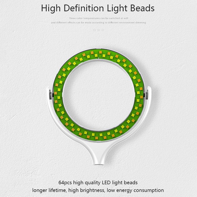 Dimmable LED Selfie Ring Light Camera Phone Photography Tiktok