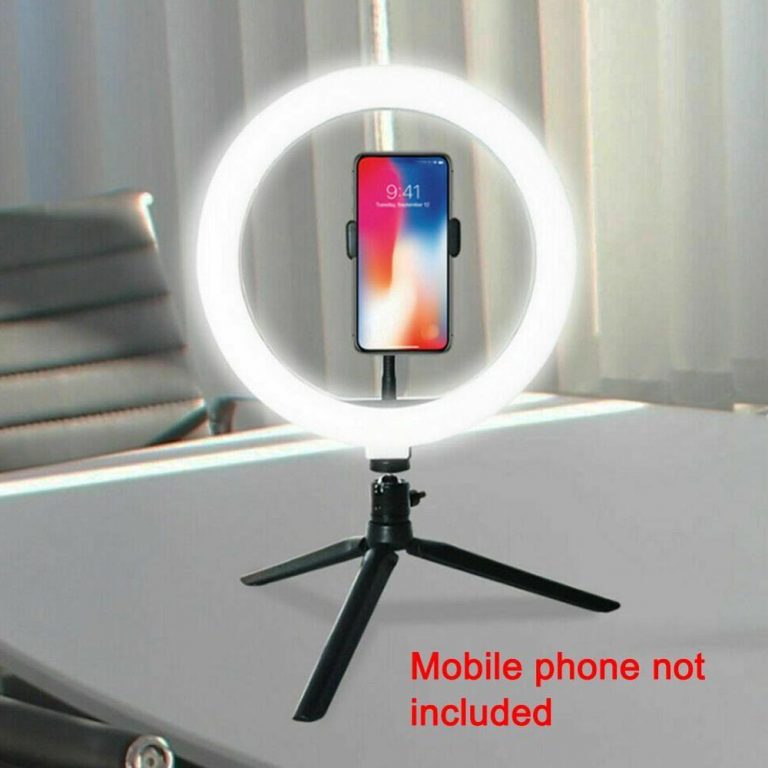 Selfie Ring Light with Tripod Stand Cell Phone Holder