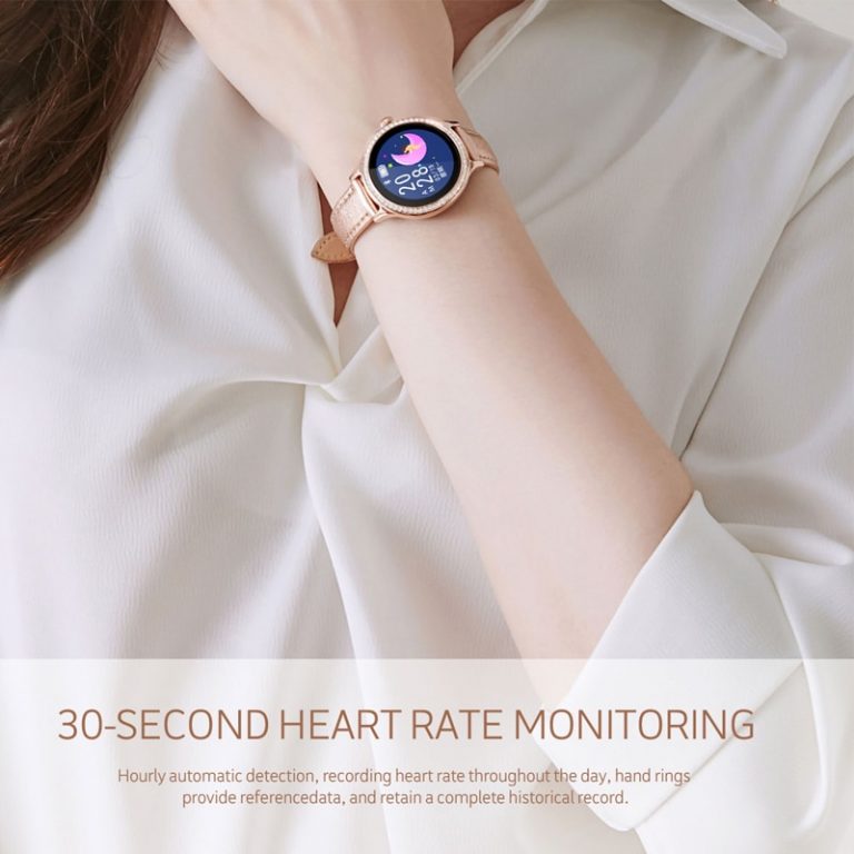 Women smart watch IP68 Waterproof Lady Smart Band Heart Rate
