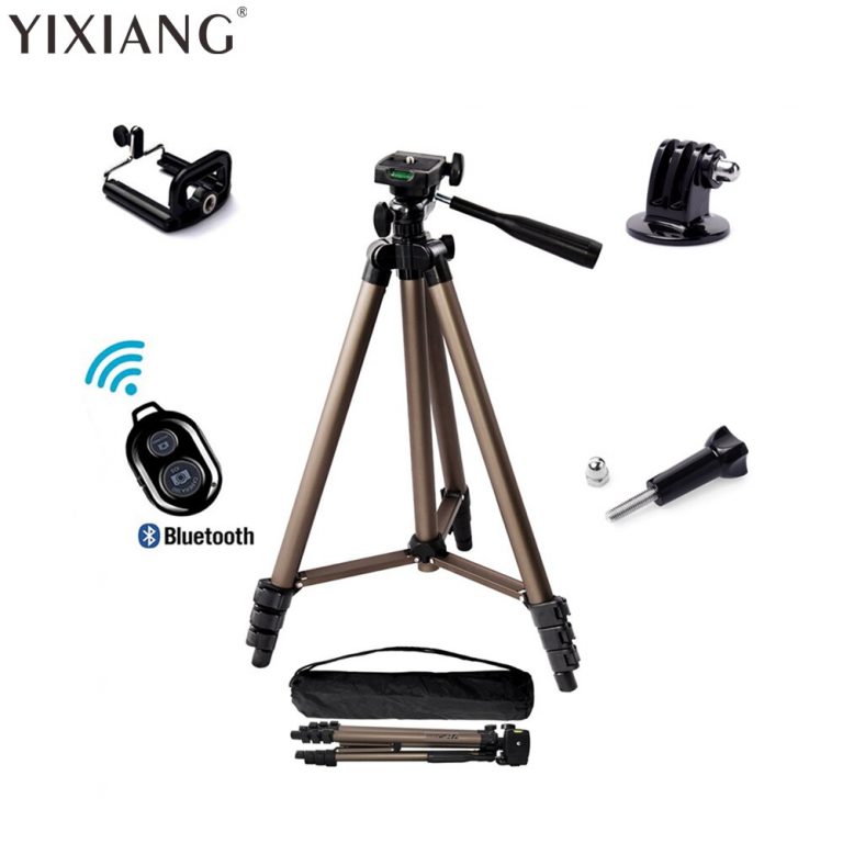 YIXIANG photo smartphone mount selfie digital camera tripod stand travel tripod portable for sport action camera iPhone gopr