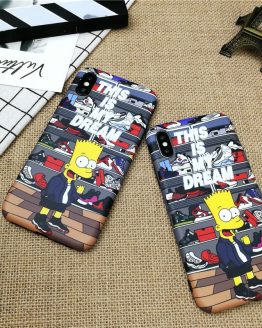 Soft Case For Iphone X 11 Pro Max Xs Xr 8 7 6 6s Plus Silicone Phone Cover Classic Cartoon Boy Bart Fundas Capa 11 Pro Max Case